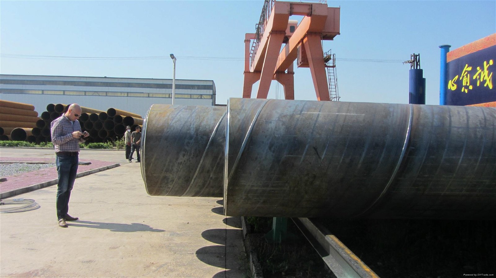 Spiral Welded API 5L Carbon Steel SSAW Pipe 5