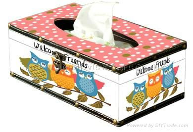 Handmade MDF Home Wooden Tissue Box with Cheap Price 2