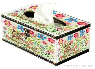 Handmade MDF Home Wooden Tissue Box with Cheap Price 5