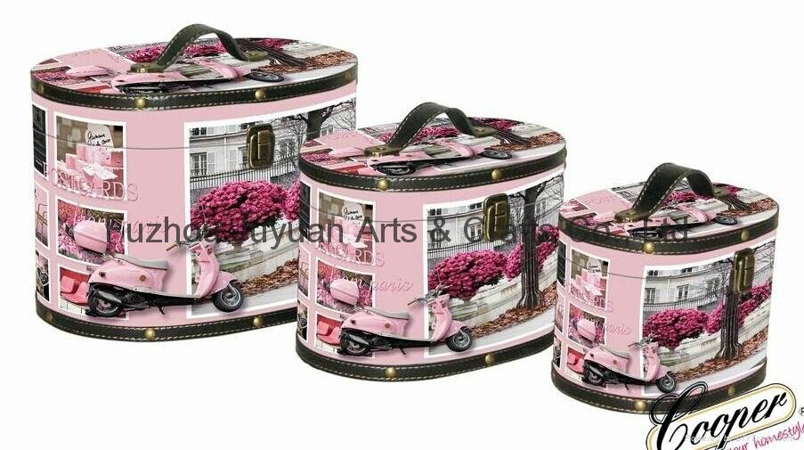 New Style Art Trunks Various Colors MDF Boxes Crafts 5