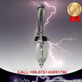 Franklin lightning rod arrester for