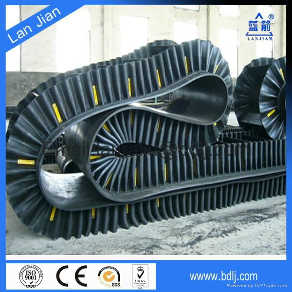 International Standard Large Capacity Rubber Sidewall Conveyor Belts for Power S 2