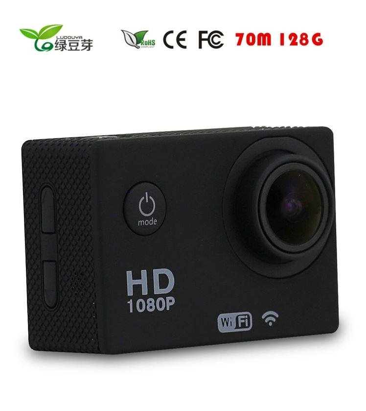 Full HD 1080P action camera (installed on bicycle, helmet, shotgun, arm ect.) W9 3