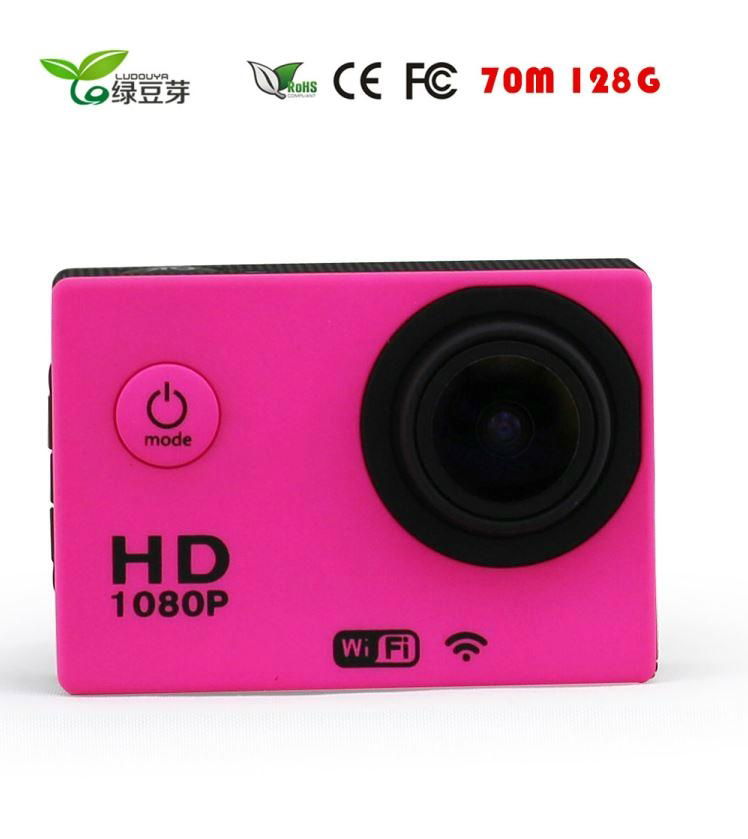 Full HD 1080P action camera (installed on bicycle, helmet, shotgun, arm ect.) W9 2