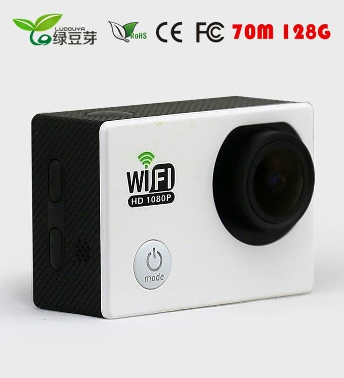 2.0'' Inch Full HD 1080P action camera 60fps Waterproof action Camera SJ6000 WIF 2
