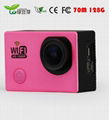 2.0'' Inch Full HD 1080P action camera 60fps Waterproof action Camera SJ6000 WIF 3