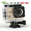 Waterproof 2.7K 1080P Sports Action Camera for Outdoor Sports 3