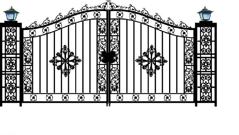 Shenzhen factory direct sale, wrought iron door 2