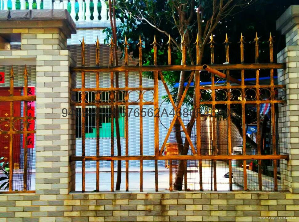 China fence manufacturers Guangdong zinc steel fence production 2