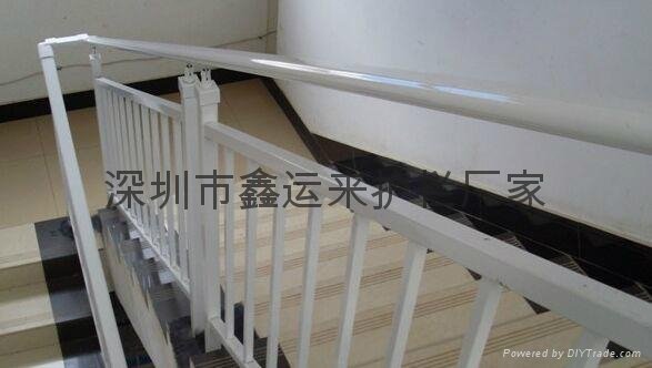 镀锌安防楼梯扶手价格_广东深圳锌钢楼梯扶手生产厂家