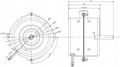 AC 100-240V capacitor motor  range hood, air circulators,