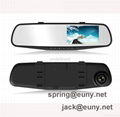 car 1080p HD DVR rear view mirrow 4.3in LCD 2