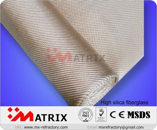 high silica cloth fiberglass