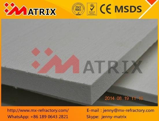 Fiberboard Ceramic Thermal Refratories with Vacuum Technology 3mm -60mm China 