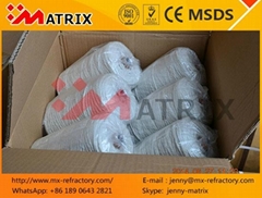 High Heat Insulation Wrap 525tex 1000tex SUS wire or Fiberglass Wire Fiber Yarn