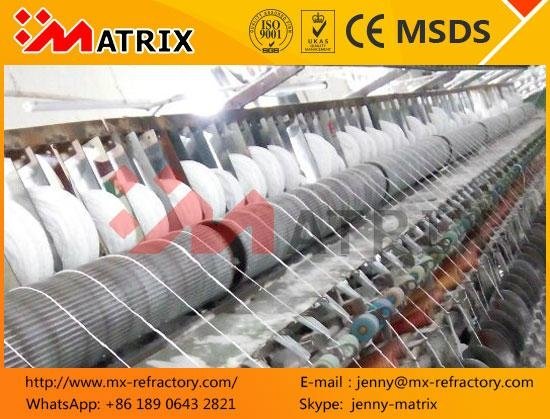 High Heat Insulation Wrap 525tex 1000tex SUS wire or Fiberglass Wire Fiber Yarn 5