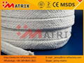 Thermal Ceramics Rope Fiber No asbestos Rope with SS wire or FG wire china made 2
