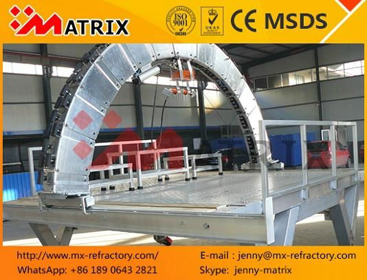 Cement Arch Machine Installation of Refractories Made in China