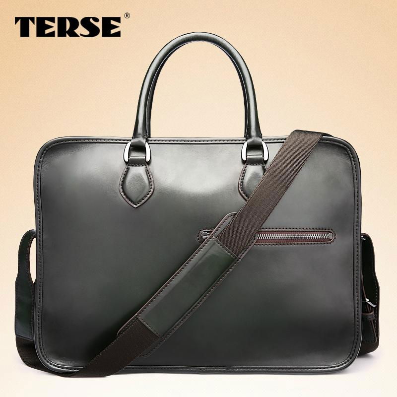 Berluti style briefcase with best price hand-polished bag OEM manufacture 5