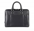 Top quality leather Briefcase for men leather laptop case Hand-Finished Italian  3