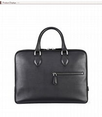 Top quality leather Briefcase for men leather laptop case Hand-Finished Italian 