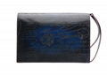 leather cowhide Leather men's clutch wallet bag from OEM factory luxury brand  3