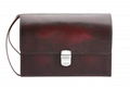 leather cowhide Leather men's clutch wallet bag from OEM factory luxury brand  5