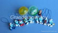 Plastic 3D Cartoon figure Mobile phone straps 2