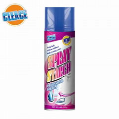 CLEACE spray starch aerosol cleaner 395g professional formula make ironing easie