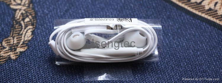 S6 Edge Plus Earphone S7 Headphone J5 Wired Headset Volume Control MIC In Ear 3