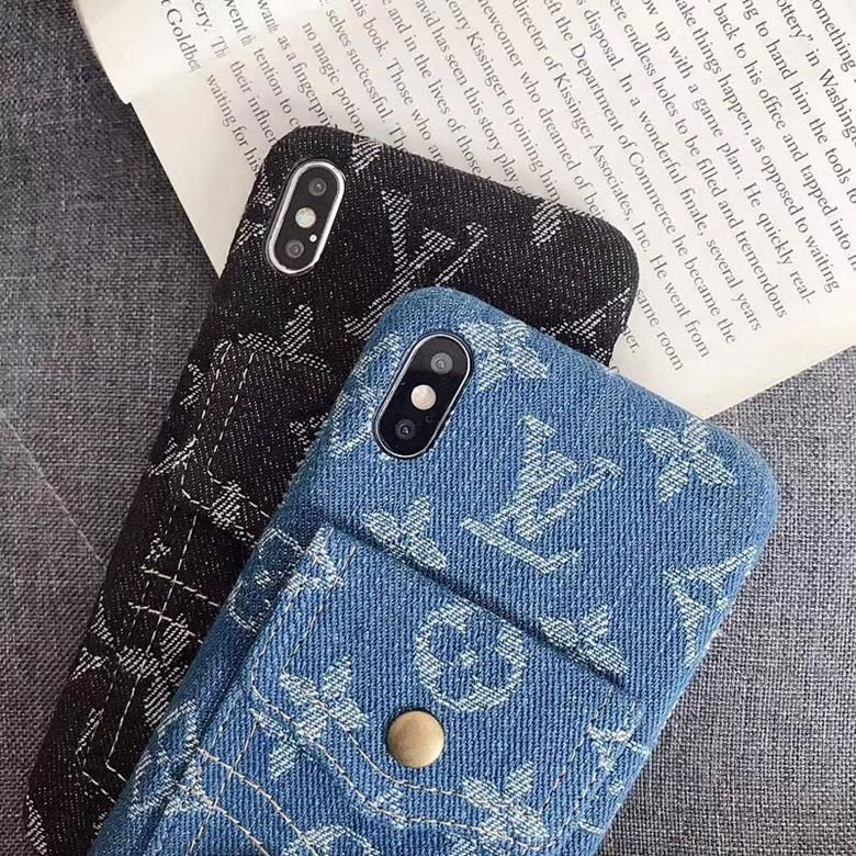               Jeans Card Slot Fabric Wallet Case Bracket     aris Phone Shell  3