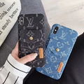               Jeans Card Slot Fabric Wallet Case Bracket     aris Phone Shell 