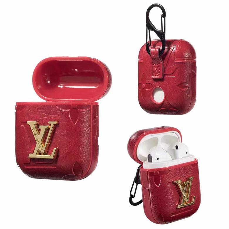 LV Plating Leather Airpods Case