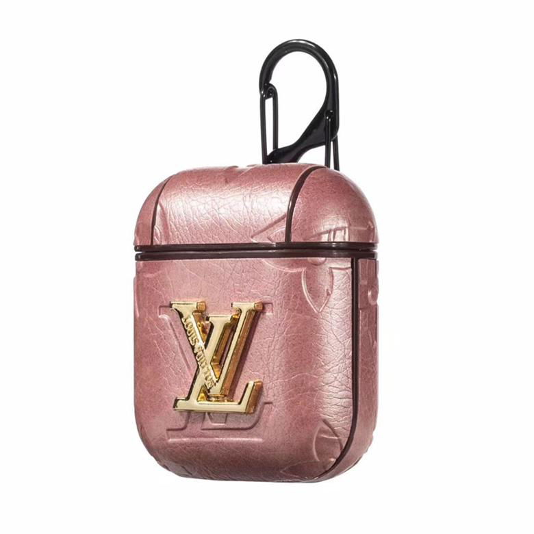 LV Plating Leather Airpods Case