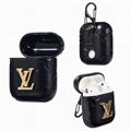 LV Plating Leather Airpods Case