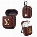 LV Plating Leather Airpods Case