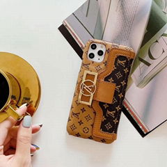               Vintage Wallet Clutch Shell Bracket     hone Case for iPhone 11 XS