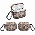 Luxury Pairs Goyard Storage Bag Cover Airpods 2 Pro Snake Pouch Shell with Hook 3