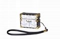 Square Plating Goyard Leather Storage Bag Shell Airpods 2 Pro Wristband Bracelet
