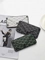 Pairs Goyard Envelope Wallet Clutch Back Cover Crossbody Bag for iPhone 11 Pro 8