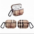 Checkerboard Leather     torage Bag Case for Apple Airpods2 Pro               8