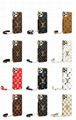 Plating LV Leather Back Cover Wristband Bracelet Louis Vuitton Shell for iPhone 