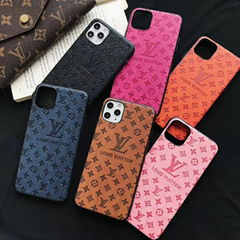 Luxury Flower Print               Vintage Leather Back Cover Retro     hone Case