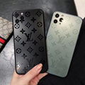 Flower Print Louis Vuitton Temper Glass Back Cover Gloss Luxury Designer Case