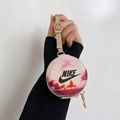Luxury Designer Sports Nike Adidas Zip Leather Storage Bag for TWS Airpods 2 Pro