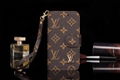 Louis Vuitton Plaid Print Folio Vintage Leather Wallet Case Wristband LV Shell