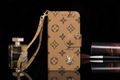 Louis Vuitton Plaid Print Folio Vintage Leather Wallet Case Wristband LV Shell