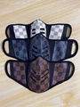 Luxury Designer Retro               Leather Mask     heckerboard     laid Mask 3