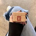 Luxury Square Stripe Print Louis Vuittion Storage Back Shockproof LV Back Case