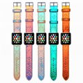 Luxury Designer Louis Vuittton Supreme iWatch Wrist Band Strap LV Bracelet